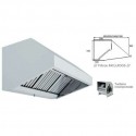 CAMPANA MURAL 100x80X70 CON TURBINA