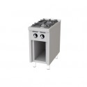 Cocina a ga2 fuegos con mueble 400x750x880.