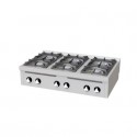 Cocina a gas 6 fuegos sobremesa 1200x750x335.