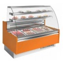 Vitrina pastelería c/curvo 250x98x135.
