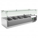 Vitrina de ingredientes 1/3, 120x38x44.
