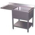 FREGADERO ESCURRIDERA IZQUIERDA 120X70X89
