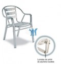 Sillón en aluminio anonizado