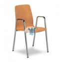 SILLÓN TUBO OVAL ACERADO