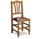 SILLA MADERA PINO BARNIZADA