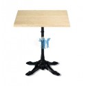 MESA ALUMINIO 70X70