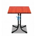 MESA TUBO OVAL 80x80