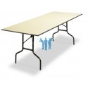 MESA TUBO ACERADO 200X45.