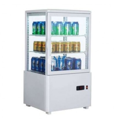 Expositor Refrigerado 4 Caras 58 litros Blanco de 447x400x819