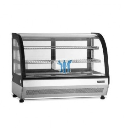 Vitrina refrigerada sobremostrador Cristal Curvo 900X560X670