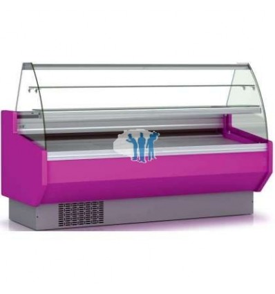 Vitrina Refrigerada Cristal Curvo pastelería 1305x940x1235