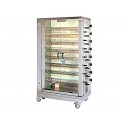 Asador de pollos a gas 8 espadas doble MCM