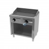 Fry-top a gas 800 rectificado estante 80x60x95