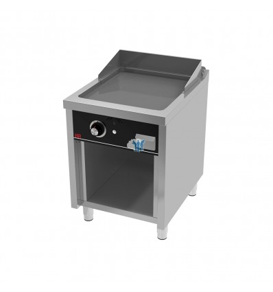 Fry-top a gas 600 rectif  estante 60x75x95