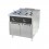 Freidora eléctrica 22L+22L estante 80x93x88.