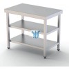 Mesa central 2 estantes 200x60x85