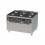 Cocina 6 fuegos a gas + horno maxi 120x93x88