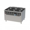 Cocina 6 fuegos a gas + horno maxi 120x93x88