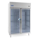 Armario refrigeración cristal GN2/1 140X80X215.