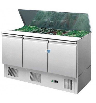 Mesa refrigerada saladette 135x70x85.