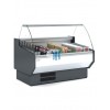 Vitrina refrigerada cristal curvo 250x100.