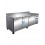 Mesa refrigerada GN1/1 3 puertas 180x70x85.