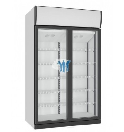 Armario expositor refrigerado 2 puertas 120x63x200